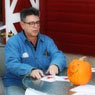 Photos:  Artist Mitch Markovitz Signs his Artwork at Hensler Nursery