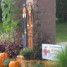 Decorating the Amphitheater for the Blueberry Festival